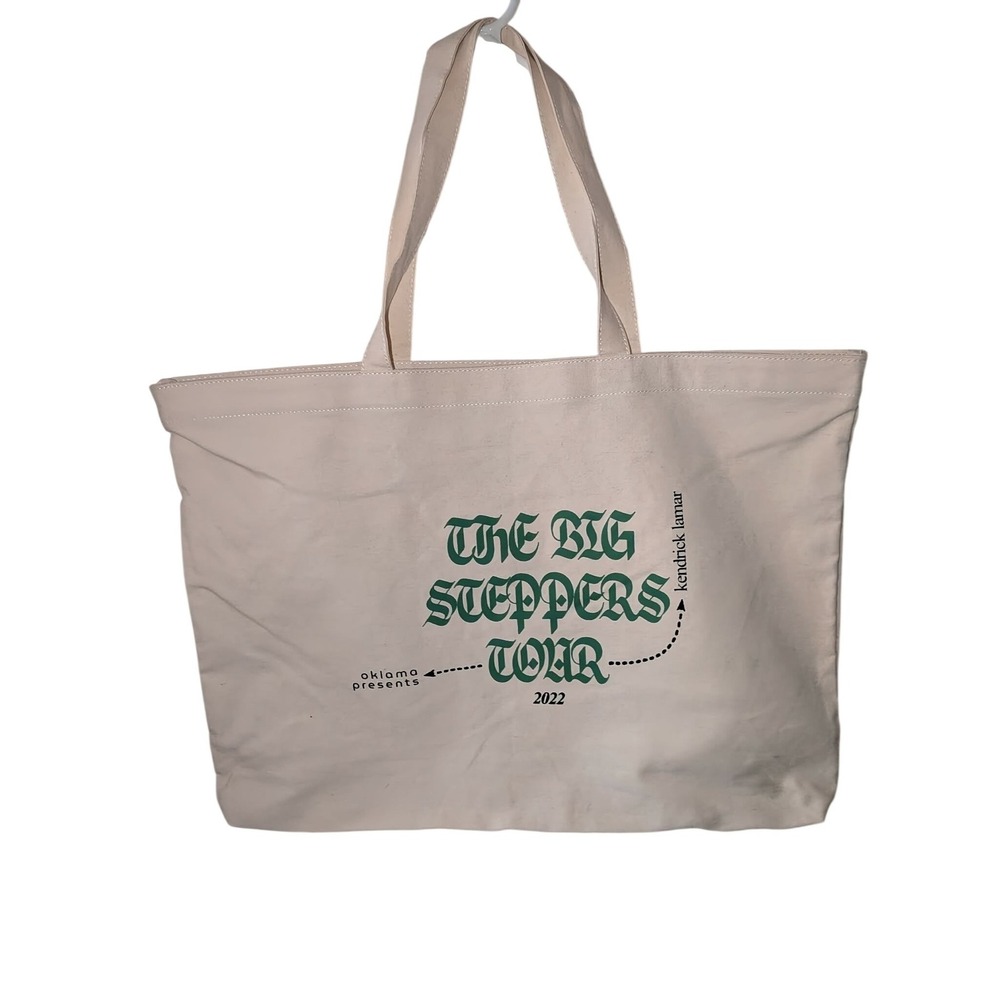 Kendrick Lamar The Big Steppers Tour‎ 2022 Rich Spirit Canvas Tote Bag